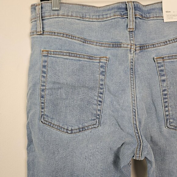 Goodfellow & Co Mens Slim Straight Fit Light Wash Jeans W38 L32 Total Flex Denim - Picture 7 of 12